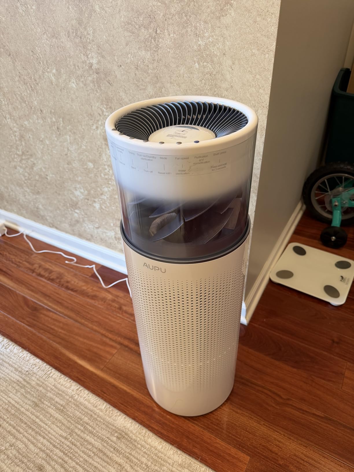2 in 1 Air Purifier with Humidifier, Air Purifiers for Home Large Room, Humidifier and Air Purifier in one HEPA Purifier for Home Pets Remove Pet Odor Smoke Pollen Dust for Bedroom, Living Room, Office customer photo 1