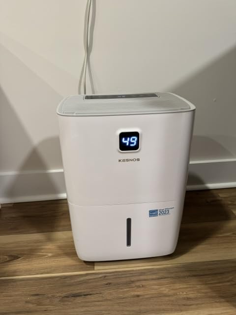 Kesnos 2,500 Sq. Ft. Energy Star 2025 Dehumidifier for Home & Basement, Ideal for Bedroom with Ultra Quiet 36 dB customer photo 2