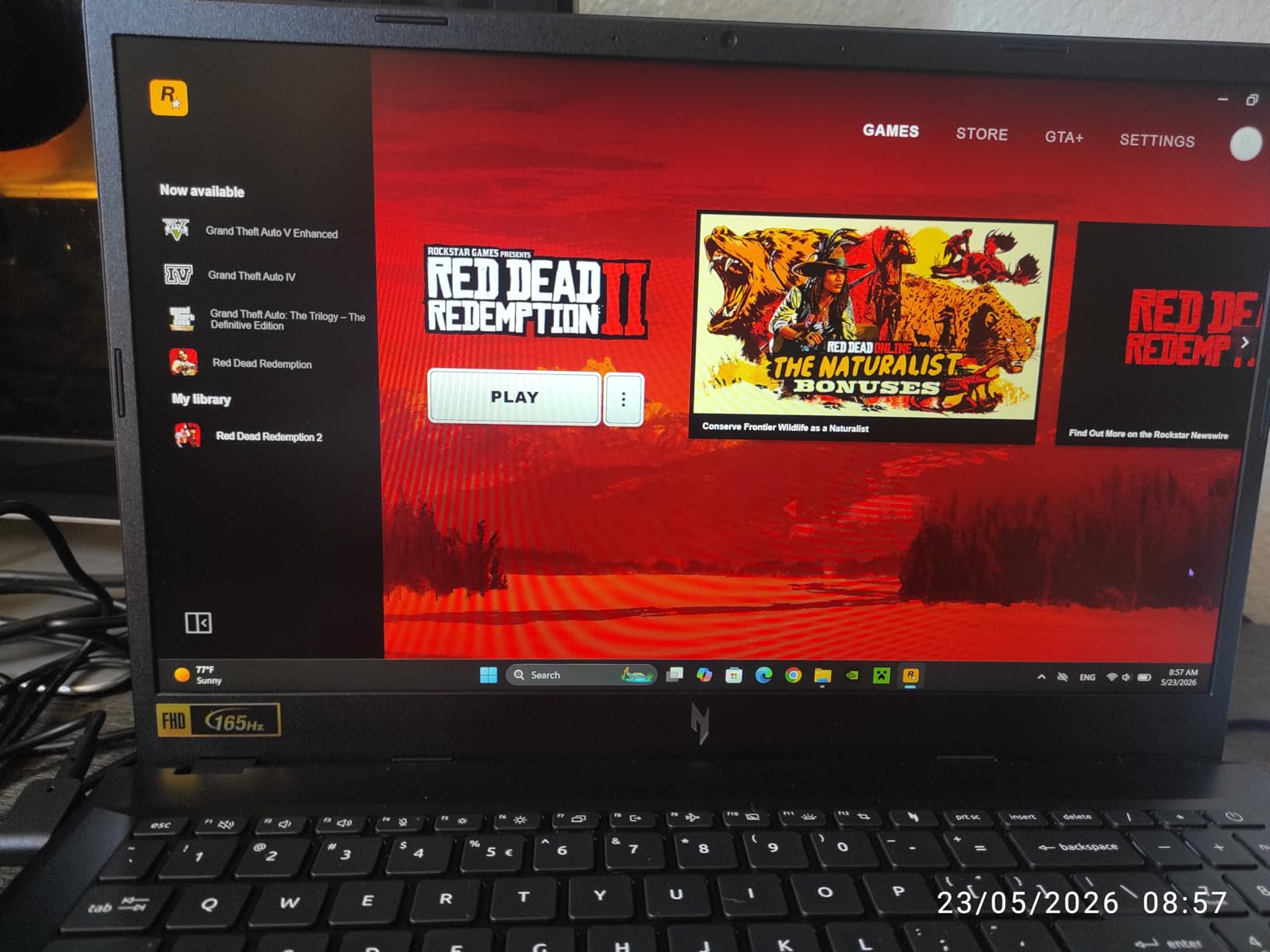 Acer Nitro V Gaming Laptop | Intel Core i9-13900H Processor | NVIDIA GeForce RTX 5060 Laptop GPU | 15.6