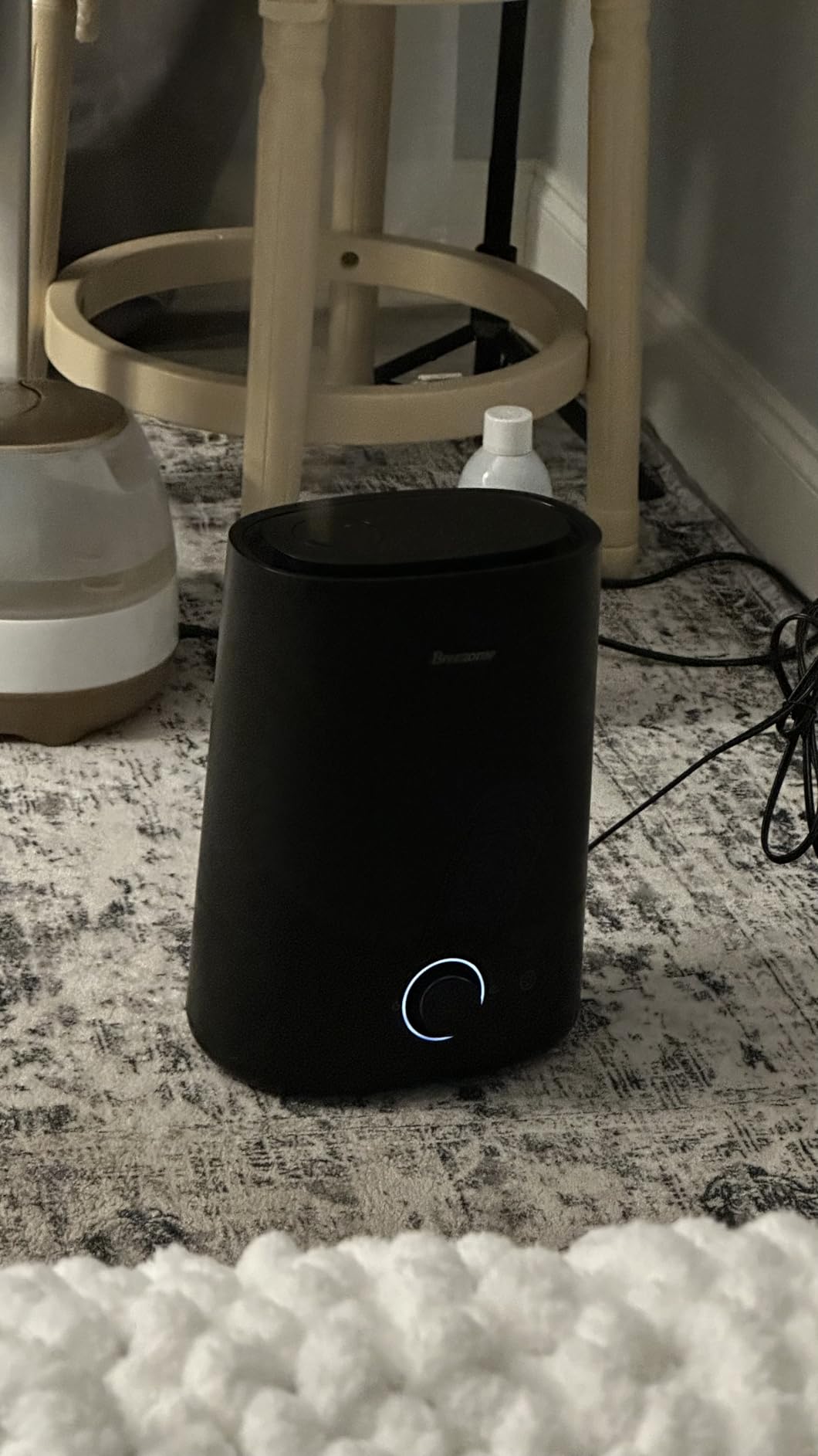 BREEZOME 5L Humidifiers for Bedroom, Ultrasonic Cool Mist Top Fill Humidifier & Essential Oil Diffuser, 360°Nozzle, Auto Shut-off, 50H Runtime, Quiet Humidifiers for Large Room, Baby Nursery, Plants customer photo 1