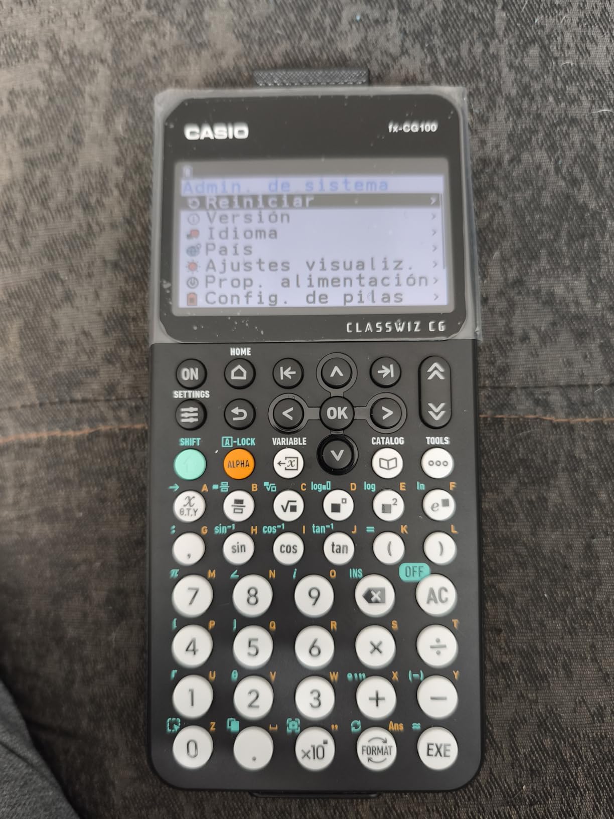 Casio fx-CG100 ClassWiz® Color Graphing Calculator with 3D Graph & Python | Large High-Res Display, Basic & Advanced Functions | Ideal for Exams, STEM, Programming & Advanced customer photo 2