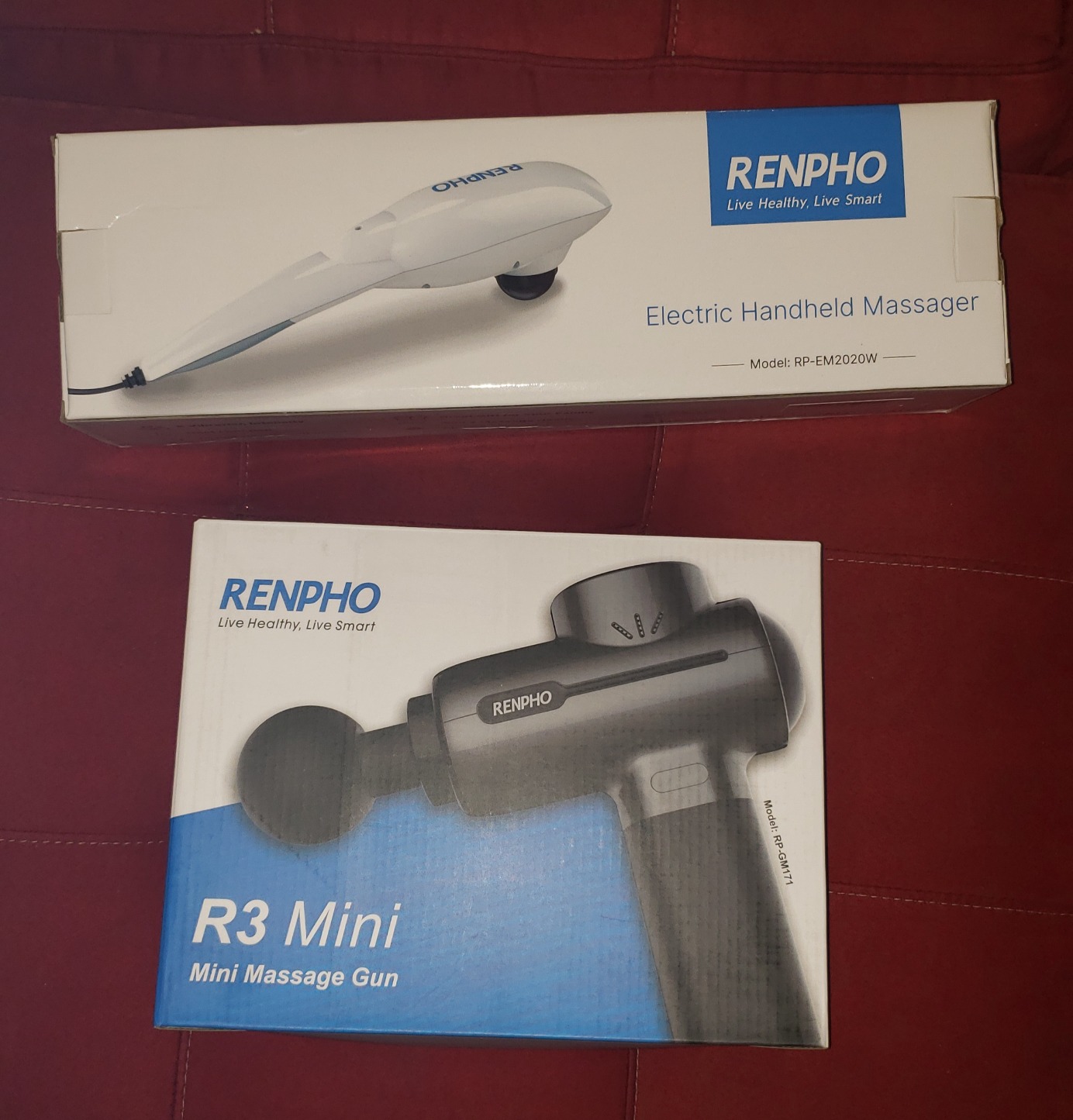 RENPHO Active Thermacool 2 Massage Gun with Heat and Cold, [2026 Upgraded] Handheld Percussion Deep Tissue Neck Back Muscle Massager customer photo 2