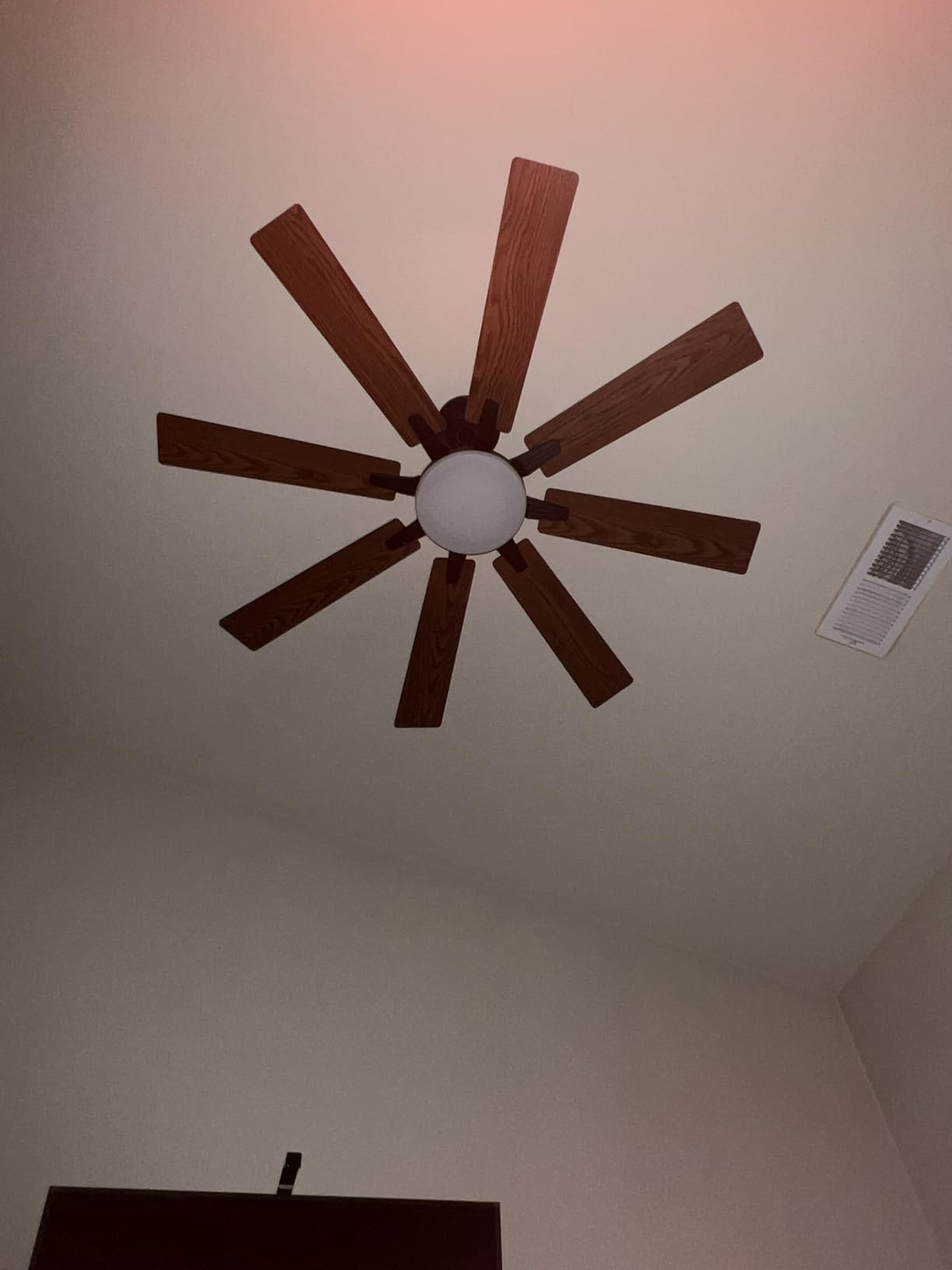 Ceiling Fans with Lights, 52 Inch Ceiling Fan with Light and Remote Control, Reversible DC Motor, 3CCT, Dimmable, Timer, Noiseless, Black Ceiling Fan for Bedroom Living Room, Indoor/Outdoor Use customer photo 1