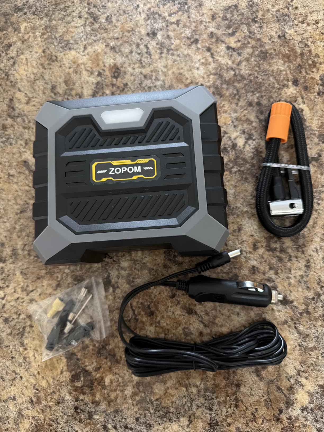 ZOPOM Tire Inflator Portable Air Compressor DC 12V Air Compressor Portable with Digital Pressure Gauge Air Pump for Car Tires - Car Accessories Bike, Motor customer photo 1