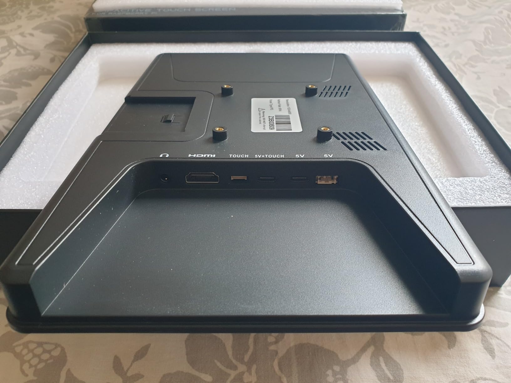 ROADOM 5'' Mini Monitor with Raspberry Pi Mount Holes & USB HUB, Type-C One-Cable Connection&Speakers, All-in-One Storage Dock, Pocket IPS Screen for PC monitoring/Gaming/AIDA64/Streaming Partner customer photo 1