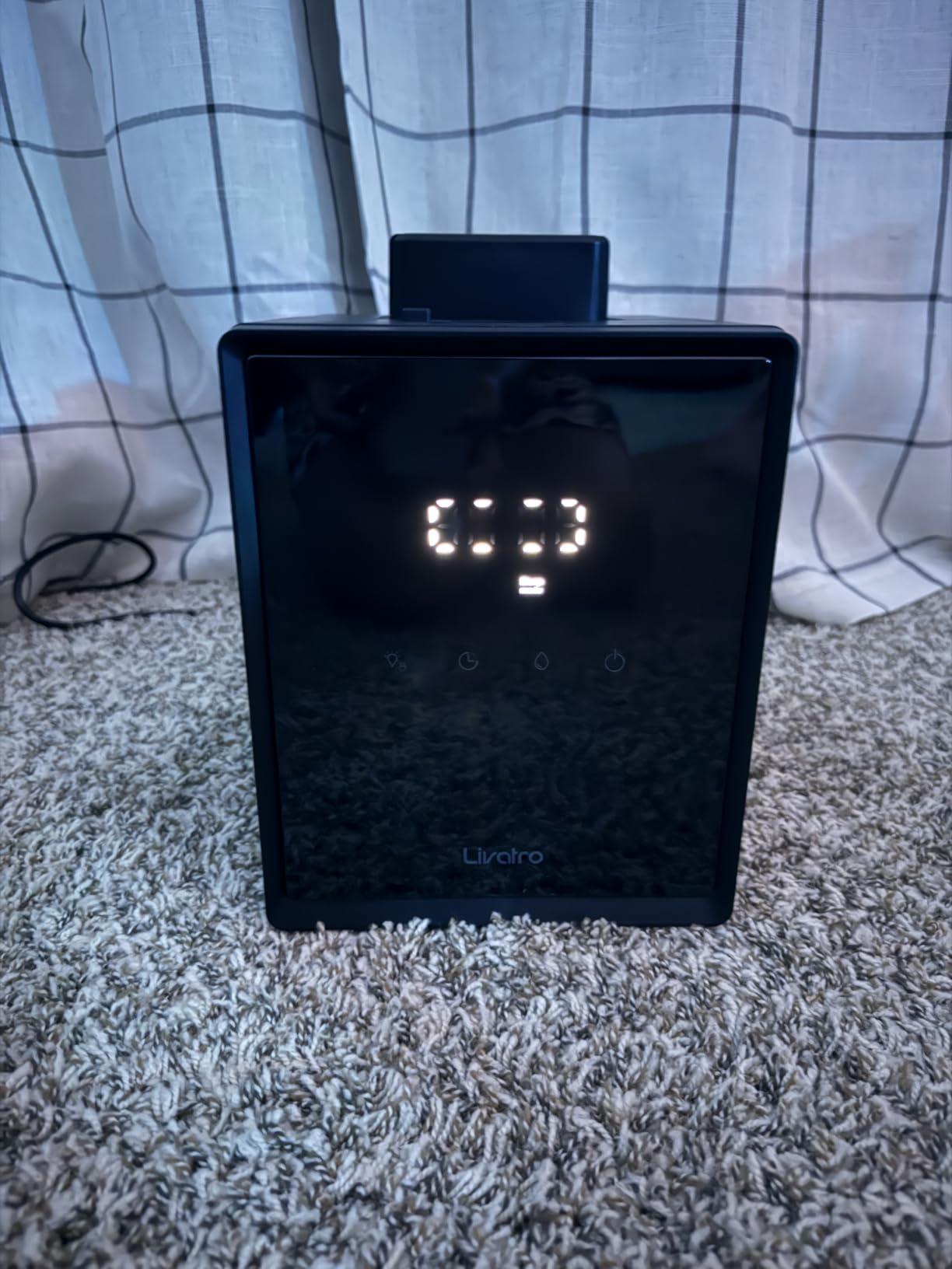 8L Evaporative Humidifier for Large Rooms up to 1000 ft²- Baby Elderly& Pet Safe Cool Evaporation, 900ml/h Output, UV Disinfection, Easy Top Fill,UltraQuiet 28dB, Smart AI Humidity Control Upgraded customer photo 1