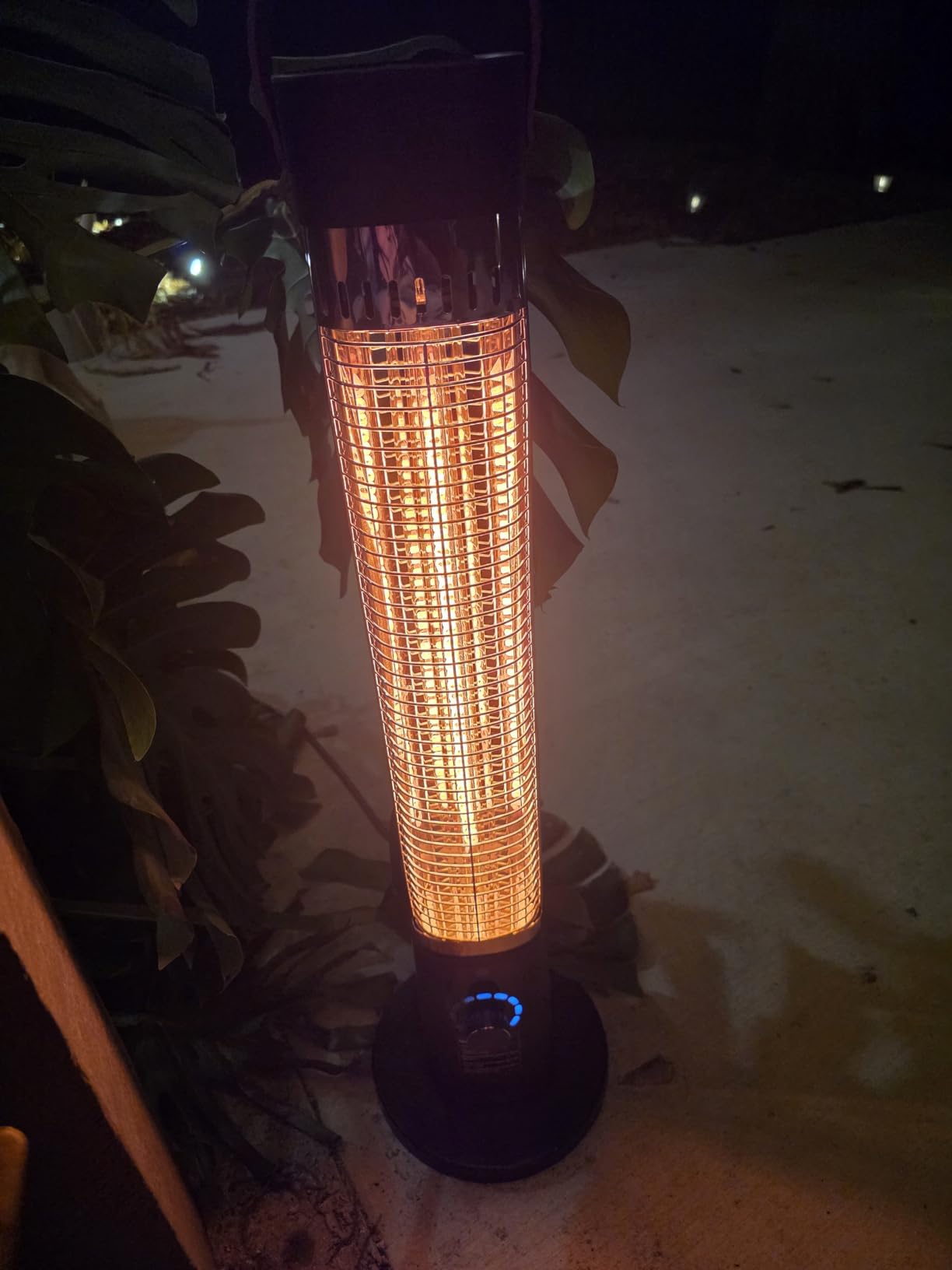 Patio Heater for Outdoor Use, Infrared Electric Outdoor Heater, 1500W Instant Heating, 60-Degree Oscillation, 9 Heat Levels, 9H Timer, Remote, for Garage, Backyard, Large Room, Indoor, 32.2