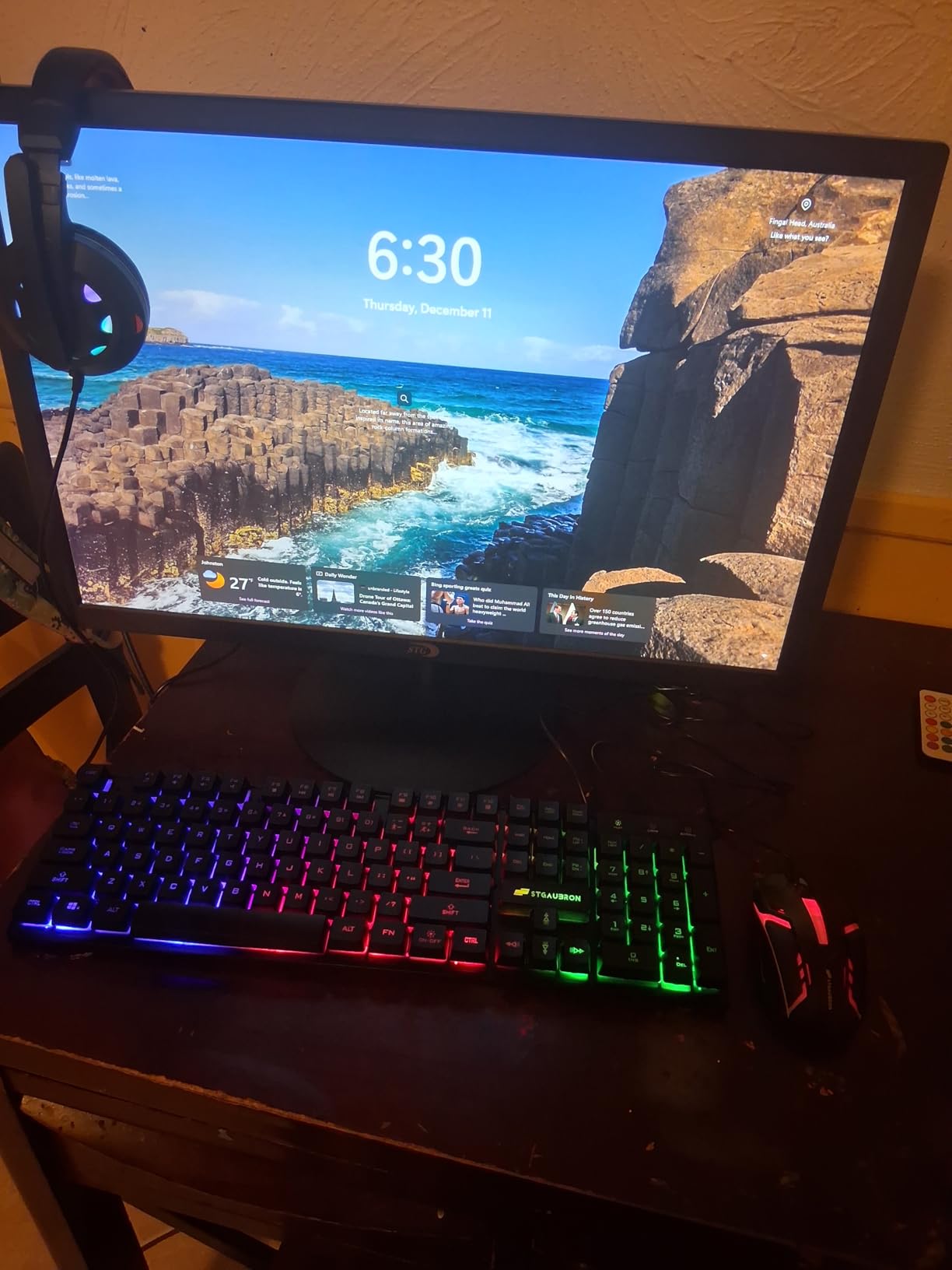 Dell Gaming OptiPlex Desktop RGB Computer PC, Intel Core i7, GeForce GT 1030 2GB GDDR5, 16GB RAM, 512GB SSD, 24 Inch HDMI Monitor, Keyboard Mouse and Headset, WiFi, W11 Pro (Renewed) customer photo 2