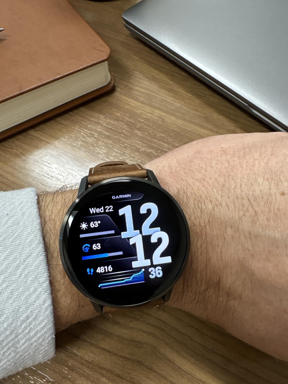Garmin Venu® 4, Advanced Fitness Smartwatch, 45mm, Black Silicone customer photo 1