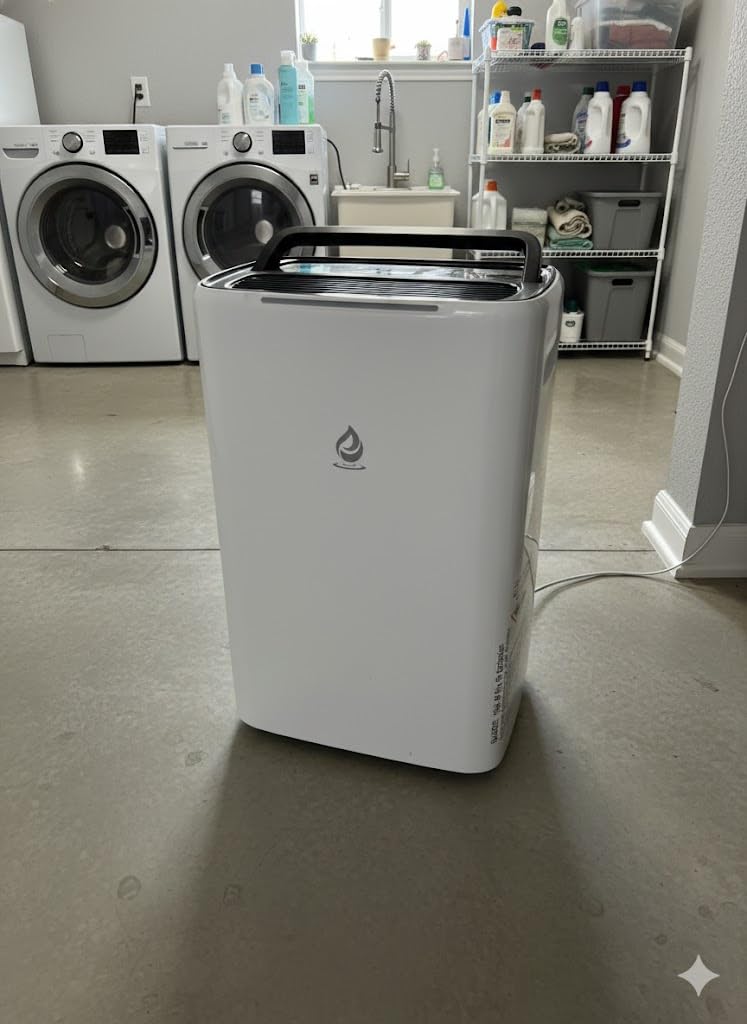 PLUSCENT 5000 Sq.Ft Dehumidifiers for Home, 52 Pints Compressor Dehumidifier for Basement with Drain Hose, Smart Humidity Control, Auto Defrost, Auto Restart, 24H Timer, for Bedroom, Large Rooms customer photo 1