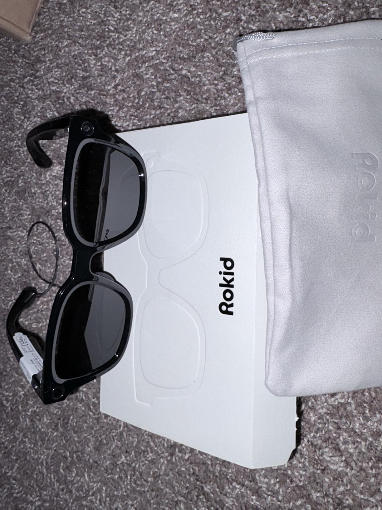 Rokid Ai Glasses Style (Non-Display), 2026 Smart Audio Sun Glasses with ChatGPT & Gemini, Real-Time Translation, 12MP Camera, Voice-Controlled Assistant, Hands-Free Calls, Productivity for Travel customer photo 1