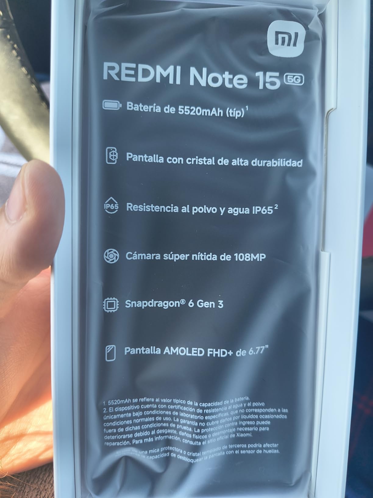 Redmi Note 15 5G (256GB + 8GB) 6.77