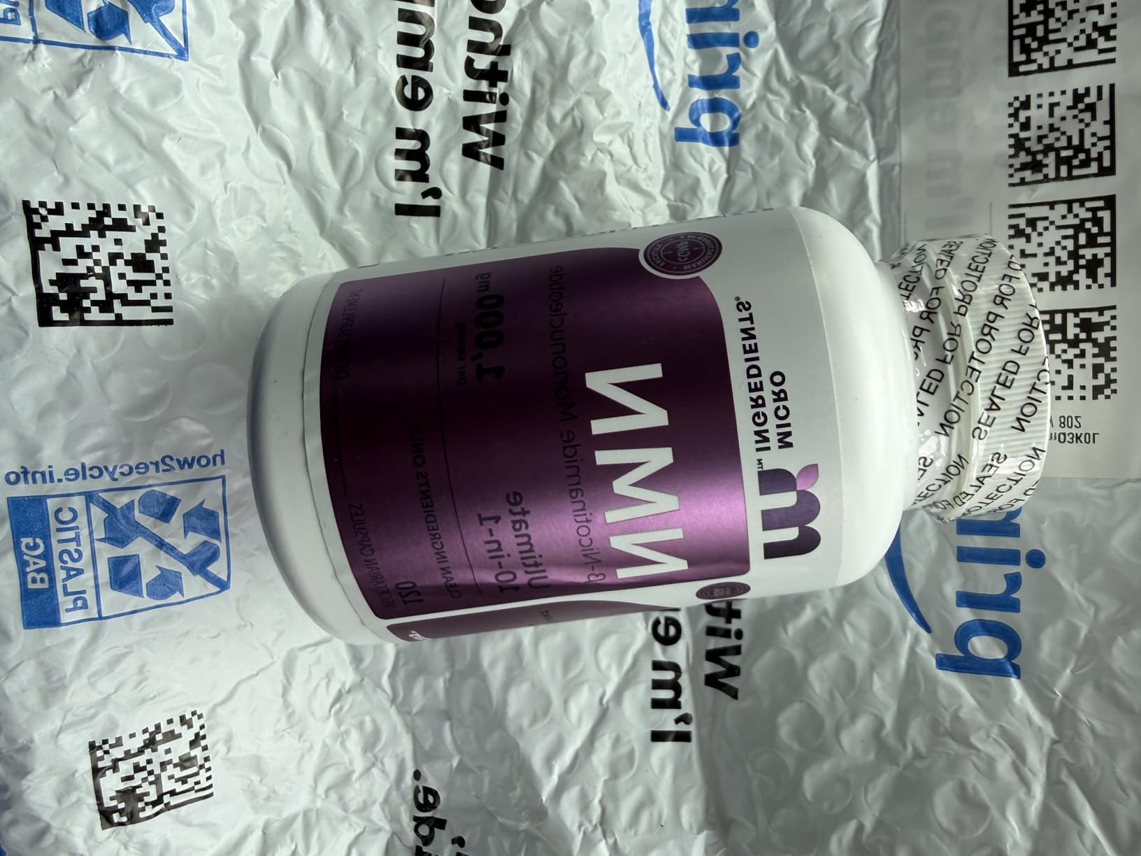 Micro Ingredients NMN Complex 1000mg Per Serving, 120 Veggie Capsules | 10-in-1 with Nicotinamide Mononucleotide, Resveratrol, CoQ10, Quercetin & Glutathione | NAD+ Supplement Precursor | Filler Free customer photo 2