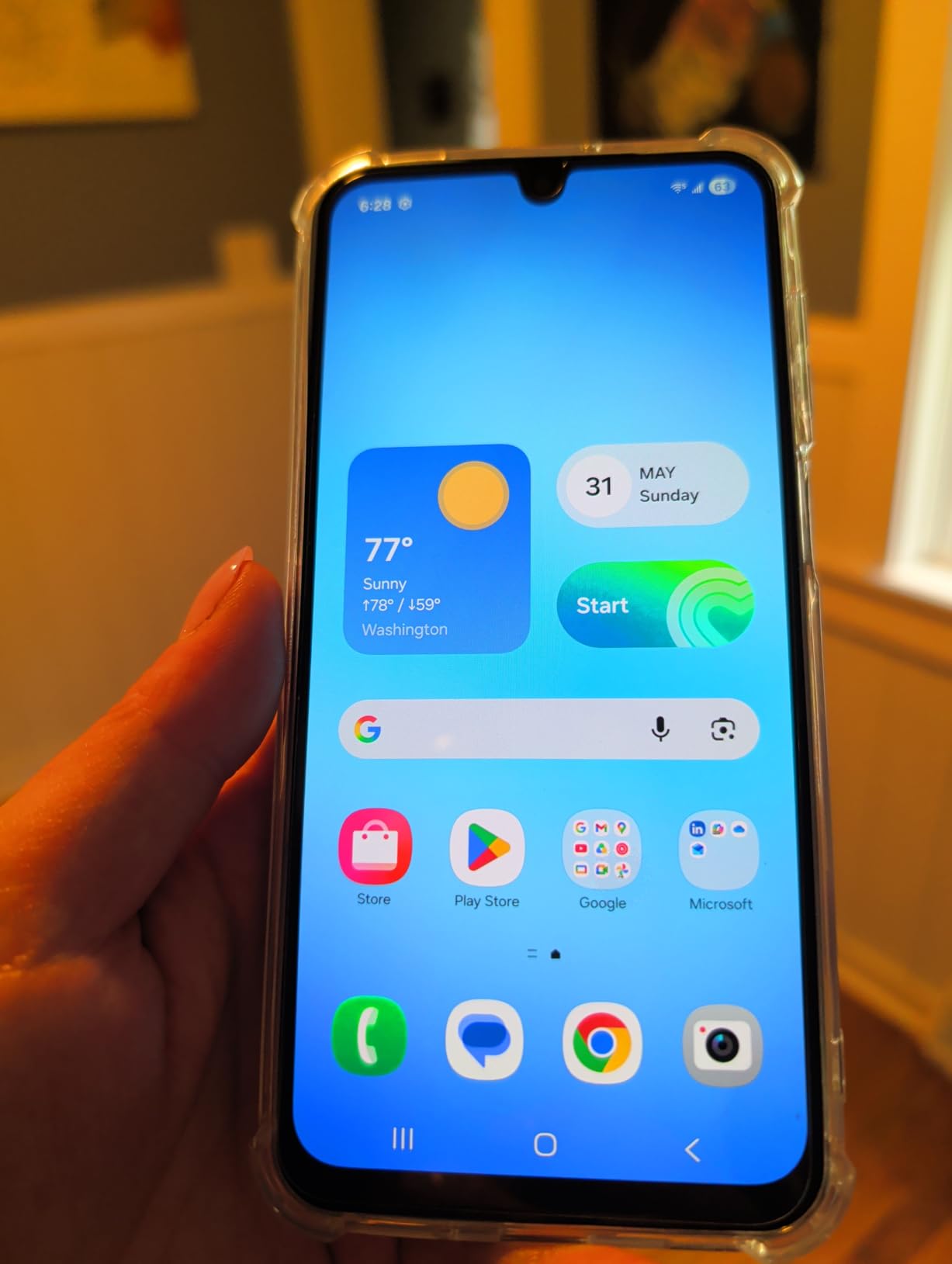 Samsung Galaxy A17 5G Smart Phone, 128GB, Large AMOLED, High-Res Camera, Durable Design, Super Fast Charging, Expandable Storage, Circle to Search, 2025, US 1 Yr Manufacturer Warranty, Black customer photo 1