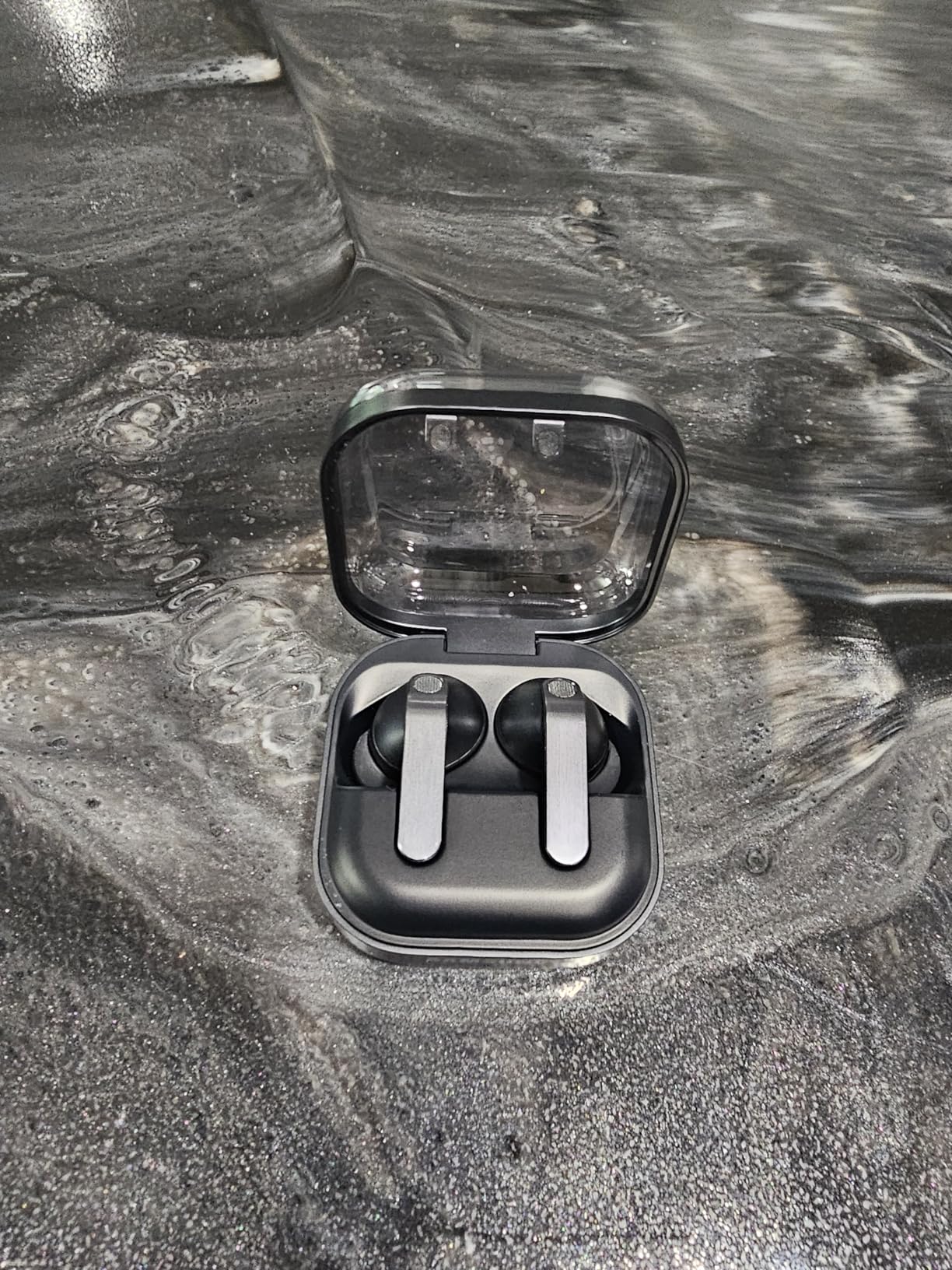 Galaxy Buds 4 Pro (2026) AI True Wireless Bluetooth Earbuds, Hi-Res Audio, 2-Way Speaker, ANC 2.0, Optimized Comfort, IP57, Live Translation, Black [US Version, 2 Yr Warranty] customer photo 1