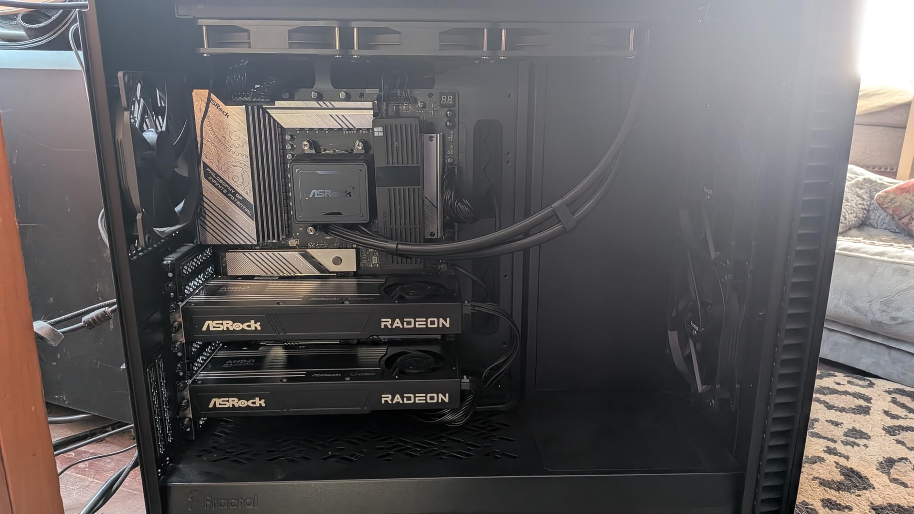 ASRock Radeon AI PRO R9700 Creator 32GB Professional Graphics Card, 2920 MHz Boost Clock, 32GB GDDR6, AMD RDNA 4, AI Accelerators, DisplayPort 2.1a, PCIe 5.0, Blower Cooler customer photo 1