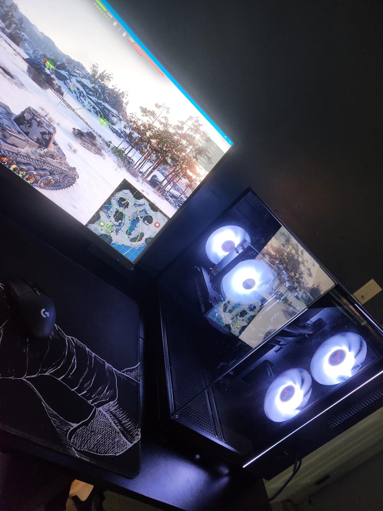 Skytech Gaming Crystal Gaming PC, AMD Ryzen 7 5700 3.7GHz, NVIDIA RTX 5060, 1TB NVMe SSD, 32GB DDR4 RAM, 650W Gold PSU customer photo 2