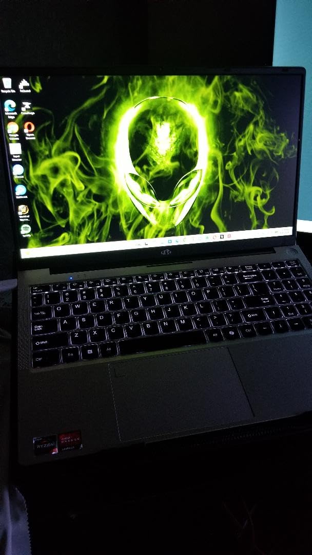 NIMO 15.6'' IPS FHD Laptop, 16GB RAM 512GB SSD AMD Ryzen 5 (Beat i5-1135G7, 4 Cores Up to 3.7GHz) Student Computer with 65W Type-C, 2 Years Warranty, Fingerprint, Backlit Keyboard, BT5.2 customer photo 1