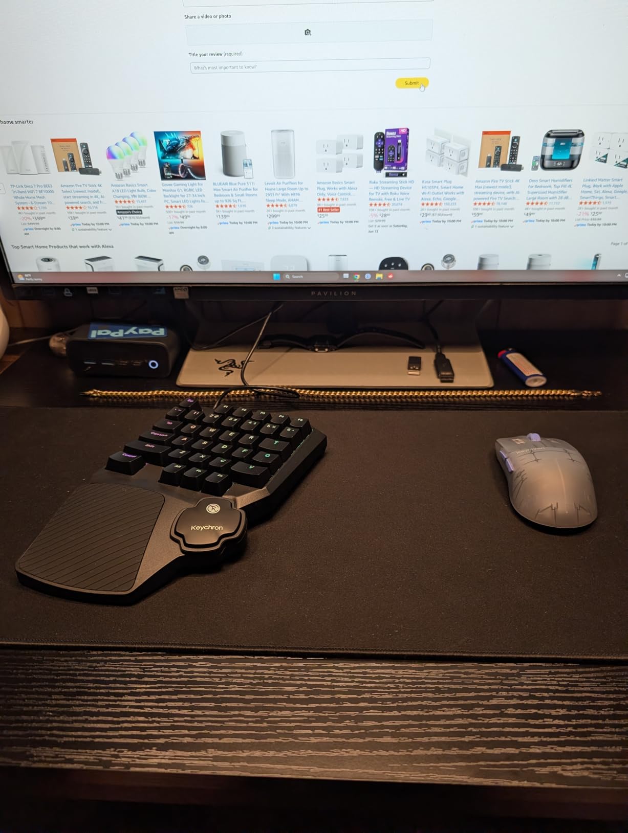 Keychron C0 HE 8K Wired One-Handed Gaming Keypad, Rapid Trigger Hall Effect Magnetic Switches, 35 Programmable Keys, Per-Key RGB Lighting, Web-Based Configurator, Compatible with Windows & macOS customer photo 2