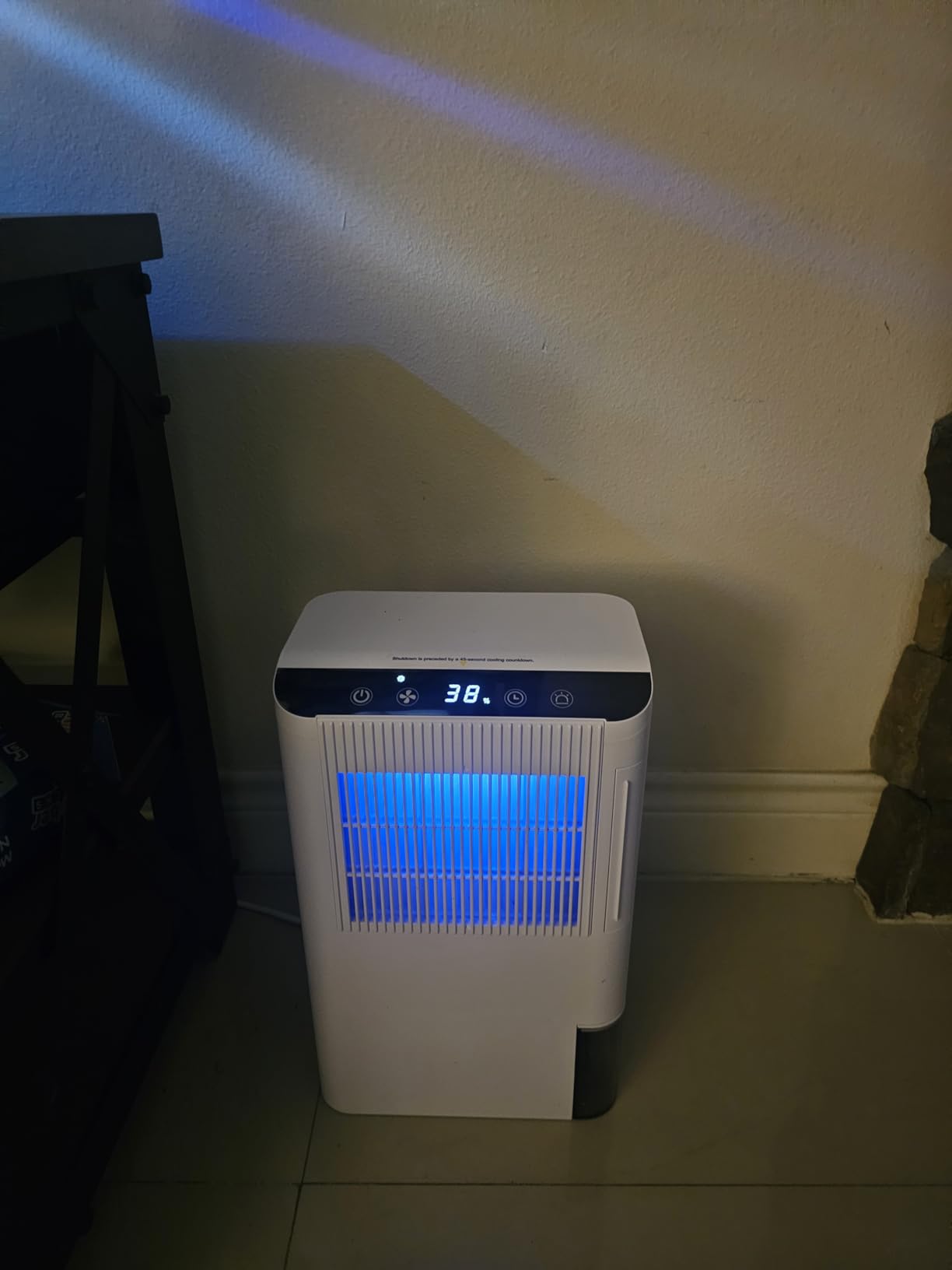 Dehumidifiers for Home, 2000 Sq.Ft Small Dehumidifier with 3.3ft Drain Hose, 2.5L Tank, Timer Sleep Mode, Portable Dehumidifier for Basement, Bedroom, Bathroom (Pearl White) customer photo 1