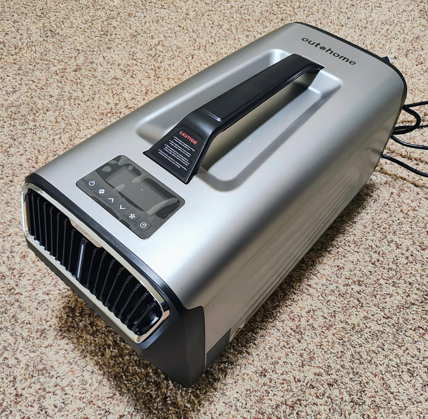 5000 BTU Portable Air Conditioner. Suitable for tents, RVs, trucks, fishing spots, small rooms and pet areas. Compact indoor outdoor cooling unit, great for road trips, Camping and Parking cooling Use customer photo 2
