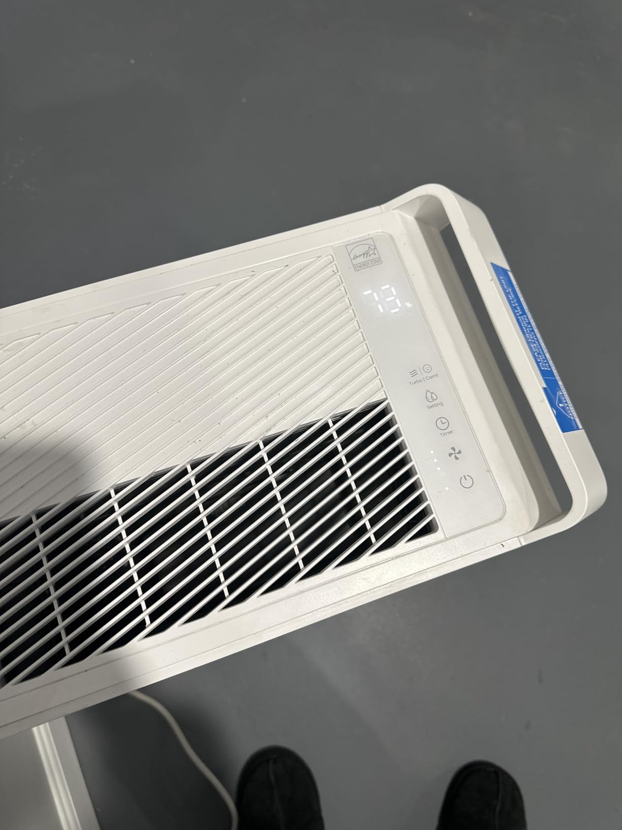 Vellgoo 4,000 Sq. Ft. Energy Star Most Efficient 2024 Dehumidifier for Basement, Max 64 Pints/Day with Drain Hose, Smart Humidity Control for Home, Garage, Bathroom customer photo 2