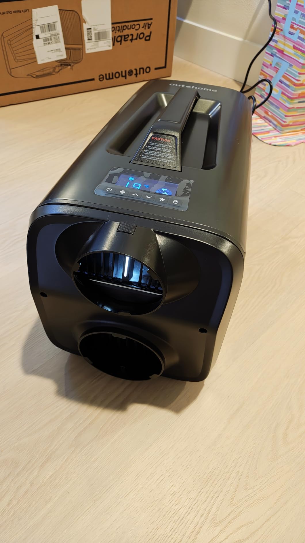 BAYKUL Portable Tent Air Conditioners,6800 BTU Cooling, 7500 BTU Heating, 6-in-1 Portable Air Conditioner, Compact Design, Outdoor or Indoor Use, Picnics, Truck, RV, Van Parking Cooling customer photo 2
