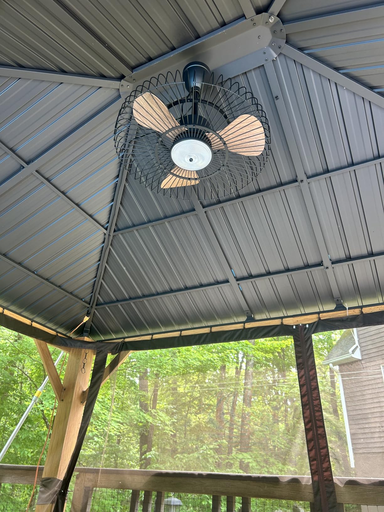 Orison Outdoor Ceiling Fans with Lights for Patio, 24