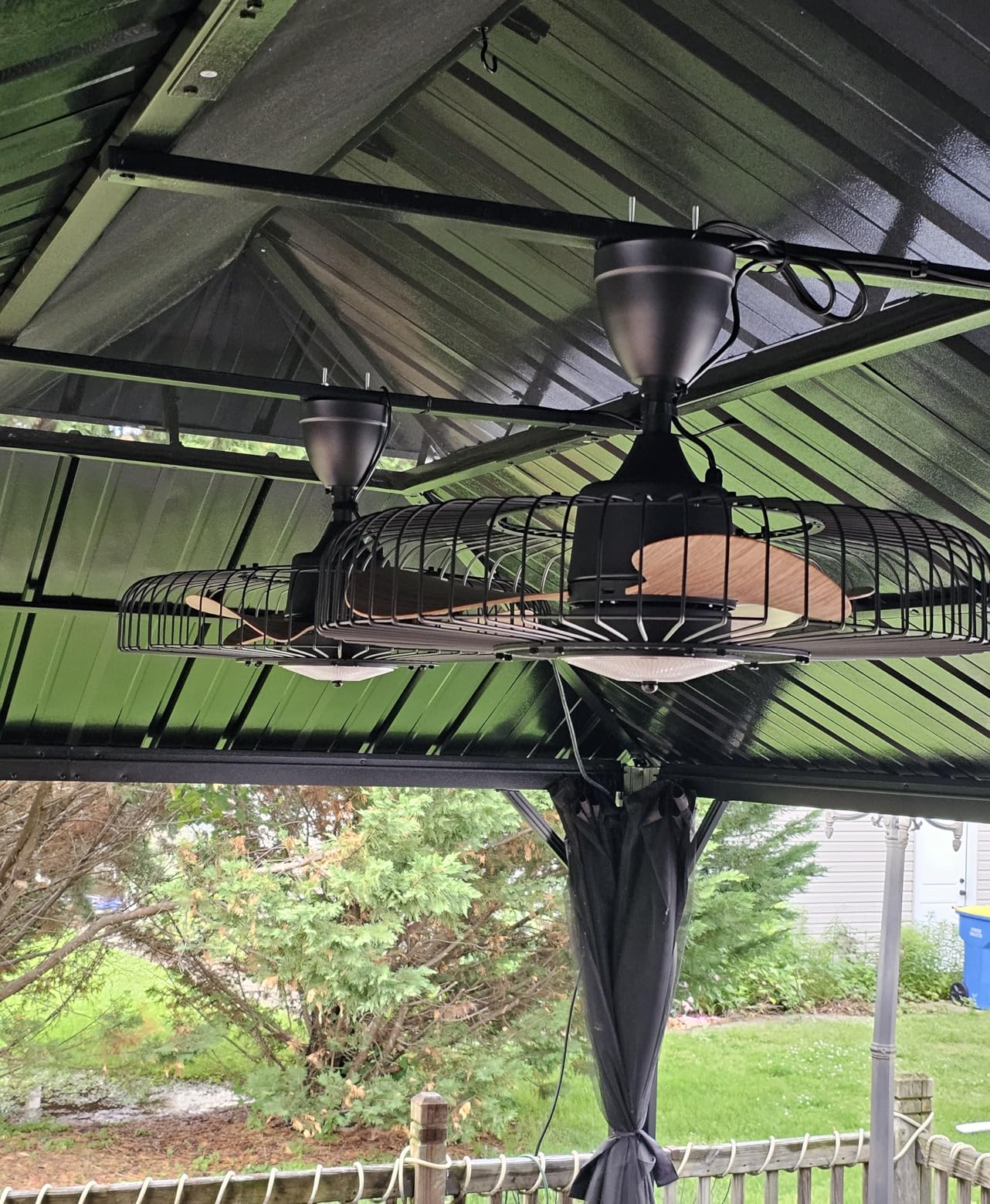 Orison Outdoor Ceiling Fans with Lights for Patio, 24