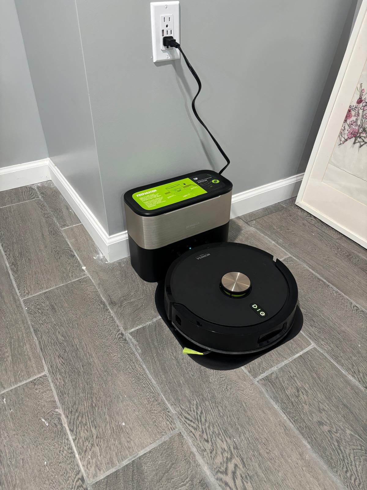 MONSGA Robot Vacuum and Mop Combo, 90 Days Self-Emptying with 8000Pa Suction, LiDAR Smart Mapping, Dual Anti-Tangle for Pet Hair, Carpet and Hard Floor customer photo 2