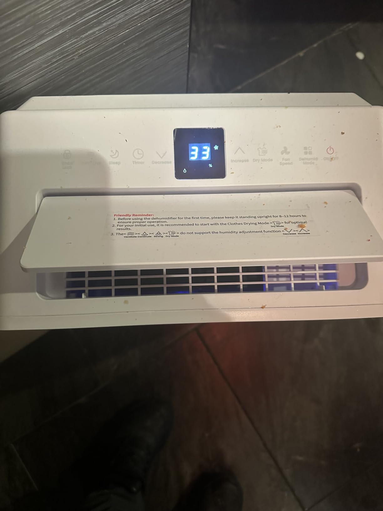 Ludatido 2026 Upgraded ENERGY STAR Dehumidifier, 80 Pint/Day, 5000 Sq.Ft for Whole Home & Basement, 1.72 Gal Tank, 35dB Quiet, Child Lock, Sleep/Fan/Dry Modes, 24H Timer & Auto Continuous Drain customer photo 2