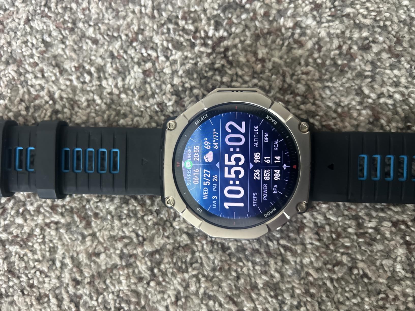 Amazfit T-Rex Ultra 2 Dual-Band GPS Outdoor Smartwatch, 51mm Ti Body, 1.5