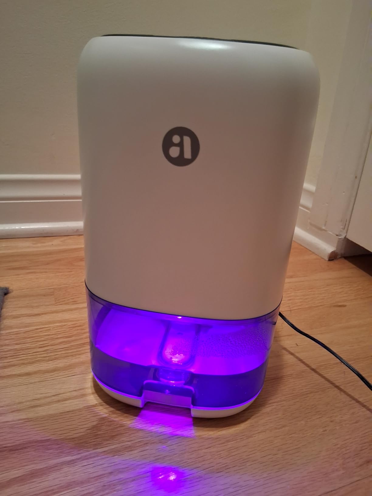 Dehumidifier, 35 OZ Small Dehumidifiers for Bedroom, Quiet Dehumidifier with Auto Defrost, Auto Shut Off, Key Sound Off, 7 Color Light, for Bathroom, Closet, RV, Home up to 280 Sq.Ft, Gold customer photo 1
