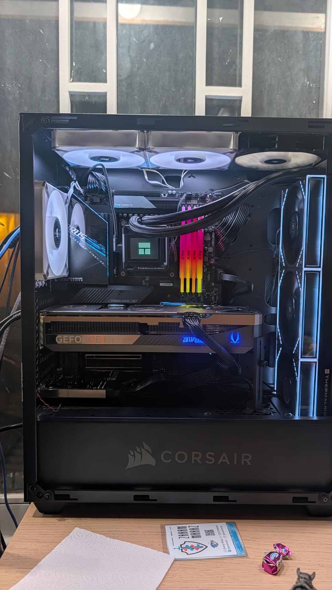 ZOTAC Gaming GeForce RTX 5080 Solid CORE OC DLSS 4 16GB GDDR7 256-bit 30 Gbps PCIE 5.0 Gaming Graphics Card, IceStorm 3.0 Advanced Cooling, Spectra RGB Lighting customer photo 1