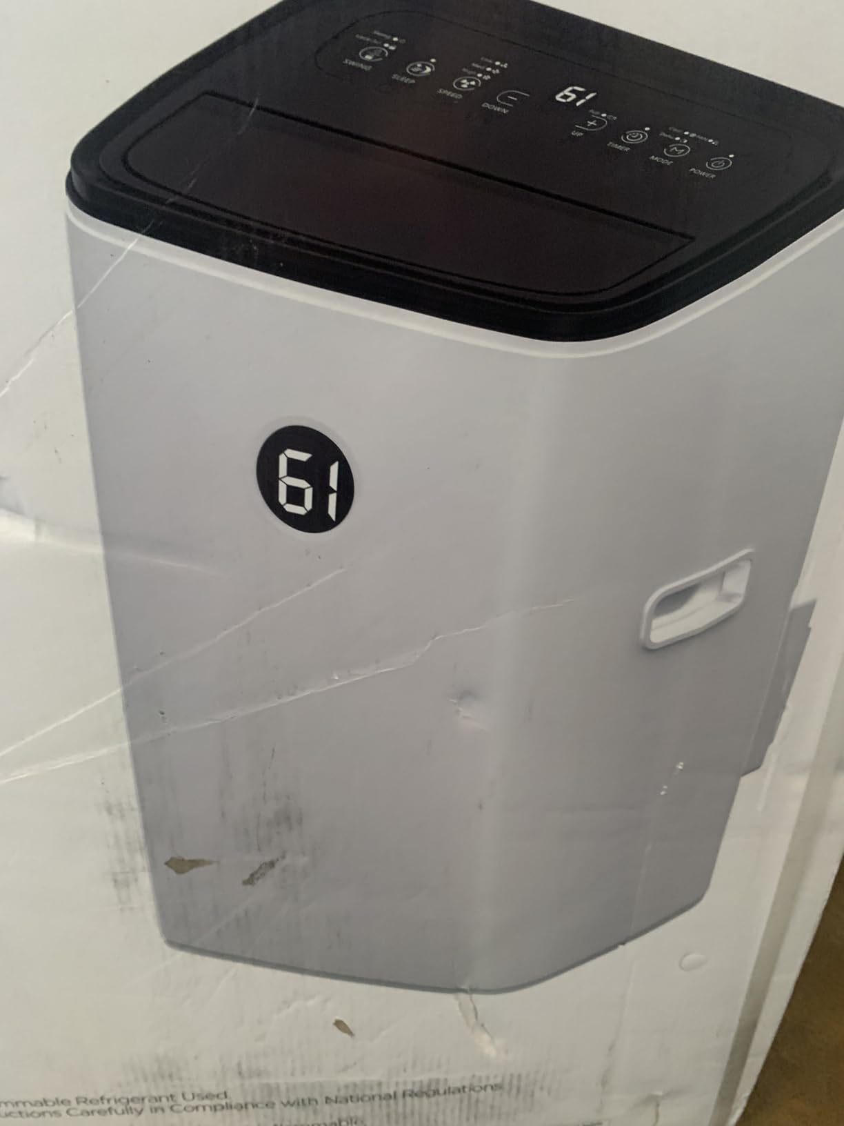 14000 BTU Portable Air Conditioners Cools Up to 700 Sq.Ft, 3-in-1 Energy Efficient Portable AC Unit with Remote Control,Dehumidifier Fan,Smart Quiet Sleep Mode,Timer,Auto Swing,for Room Bedrooms customer photo 2