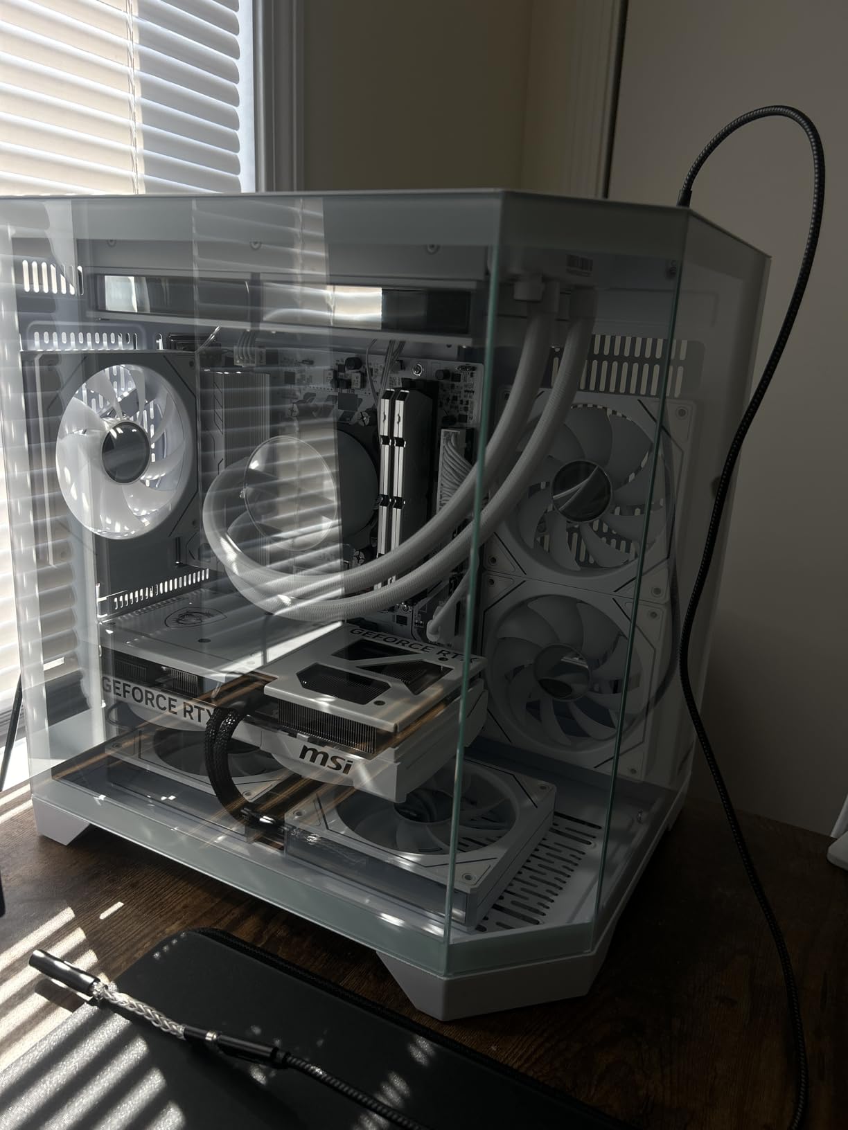 Ocean of Stars AI Gaming PC - Desktop RTX 5070 12GB - AMD Ryzen 7 9700X - 16GB DDR5 6000MHz RAM - 1TB PCIe + 1TB SATA SSD - WiFi + BT - 850W PSU - Windows 11 - RGB Prebuilt Computer customer photo 1