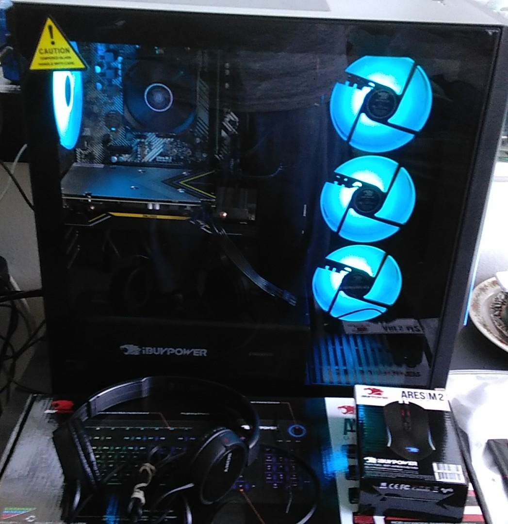 Element Gaming PC Desktop Computer AMD Ryzen 9 7900X CPU, NVIDIA GeForce RTX 5070 12GB GPU, 32GB DDR5 RGB 5200MHz RAM, 1TB NVMe SSD, Windows 11 Home, Gamer Keyboard and Mouse - EWA9N5702 customer photo 1