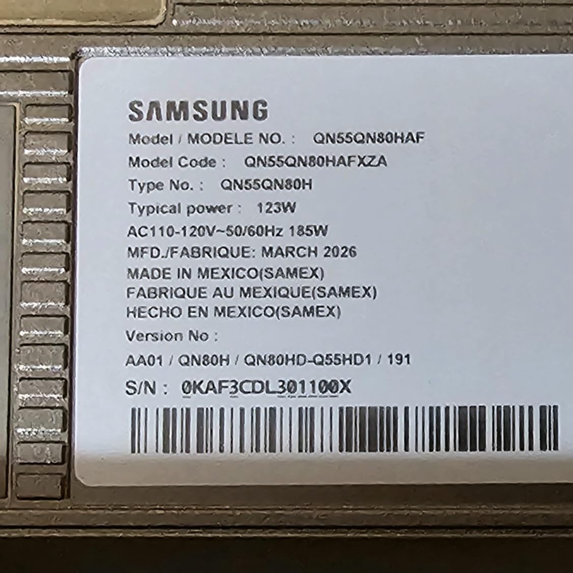 75-Inch Class Neo QLED QN80H Series Samsung Vision AI Smart TV (2026 Model, 75QN80H) Quantum Mini LED Full Array, Motion Xcelerator 144Hz, 4K AI Upscaling, Alexa Built-in customer photo 2