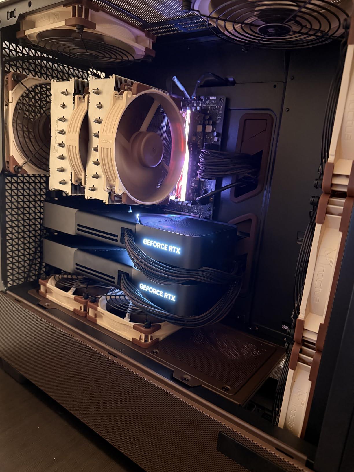 Antec Flux Pro Noctua Edition Ultra-Quiet PC Case (Black, Brown) customer photo 1