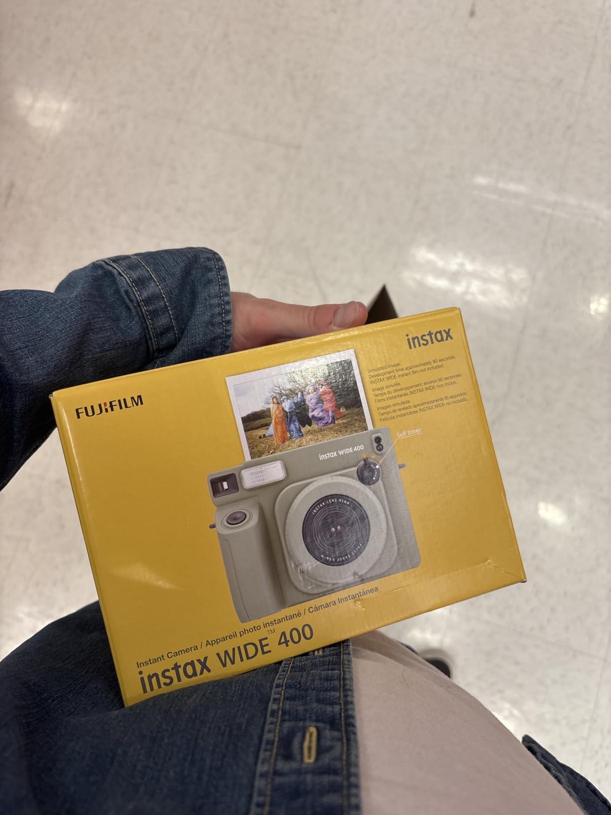 Fujifilm Instax Wide 400 Instant Film Camera - Black customer photo 2