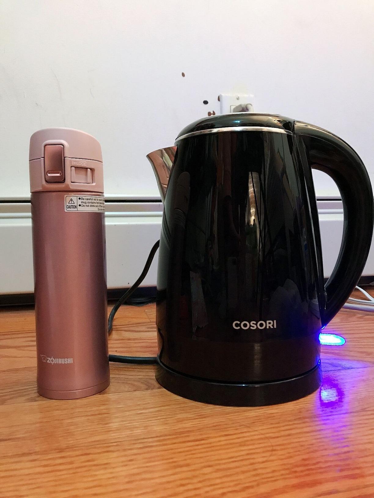 Cosori Electric Kettle, Plastic-Free Interior, Easy to Clean, Automatic Shut Off & Boil-Dry Protection, Stainless Steel Tea Kettle, Hot Water Boiler & Heater, 1.7L, 1500W customer photo 1