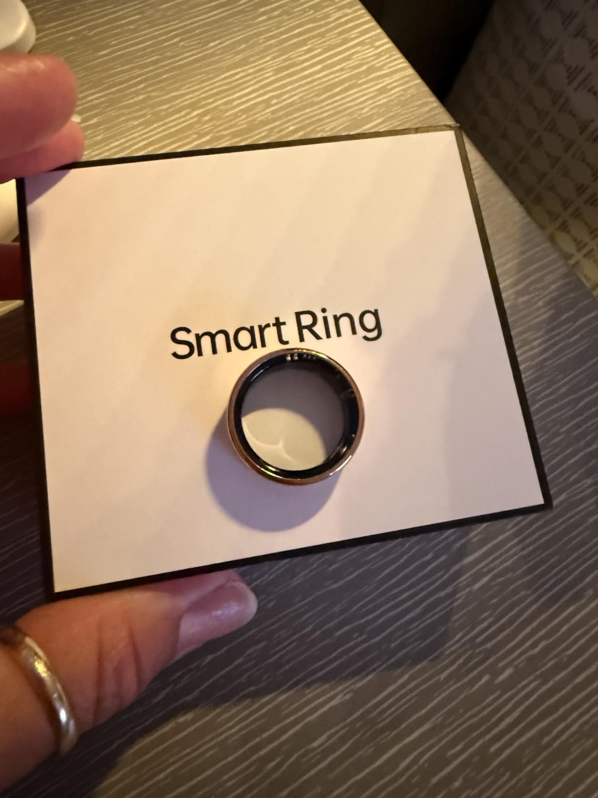 BIEMHA IP68 Waterproof Smart Ring - Fitness & Health Tracker with Sleep/Exercise Monitoring, Unisex for Women Men, iOS & Android Compatible, Long Lasting Battery Life, No Subscription customer photo 1