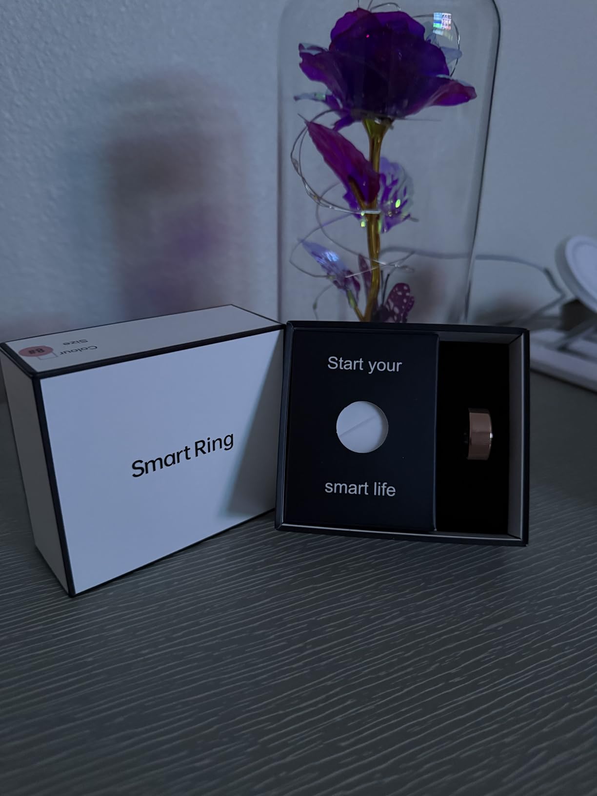 BIEMHA IP68 Waterproof Smart Ring - Fitness & Health Tracker with Sleep/Exercise Monitoring, Unisex for Women Men, iOS & Android Compatible, Long Lasting Battery Life, No Subscription customer photo 2