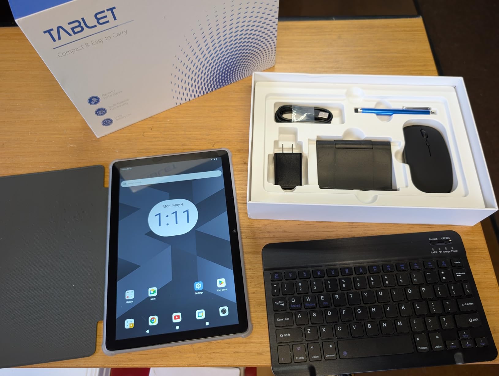 Tablet 2026 Latest Android 16 Tablet, 10 Inch Tablet with 24GB RAM 256GB ROM (2TB Expandable), Octa-Core Android Tablet with Gemini AI, Widevine L1, 5000mAh, 2in1 Tablet with Keyboard, Mouse & Pen customer photo 2