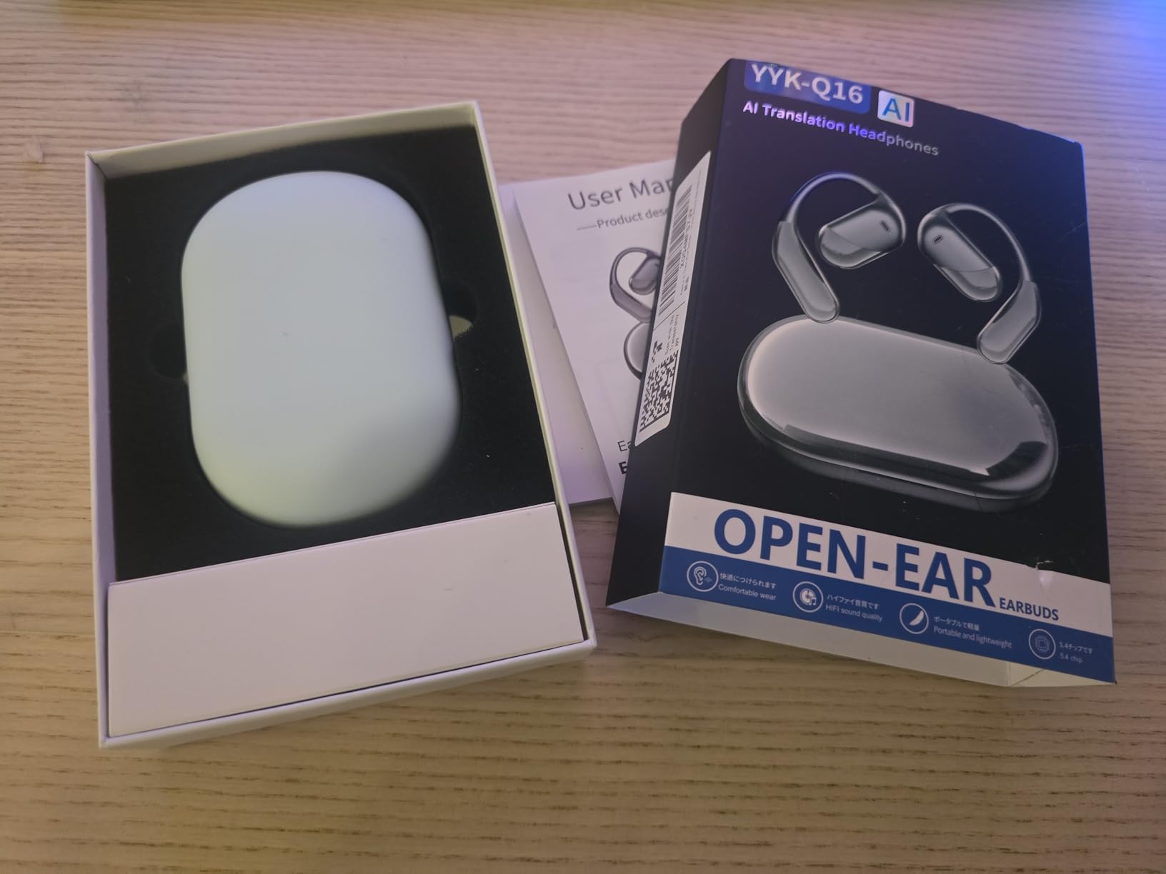 Paekole AI Translation Earbuds Real Time - H9 Instant Bluetooth 6.1 Translator: 198 Languages, No Subscription, Open Ear Design, 6 Modes, 60H Playtime customer photo 1
