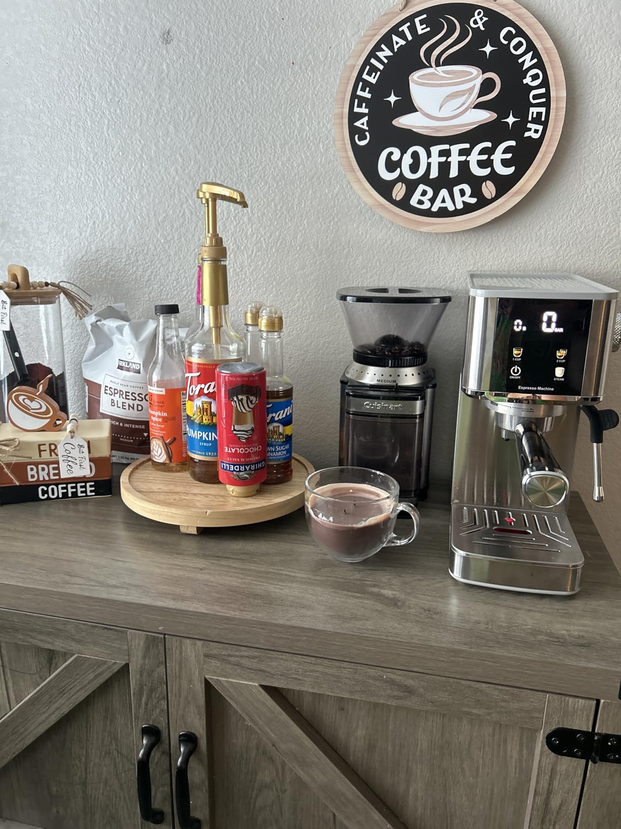 Kismile Espresso Machine with Grinder (2026 Upgrade) customer photo 1
