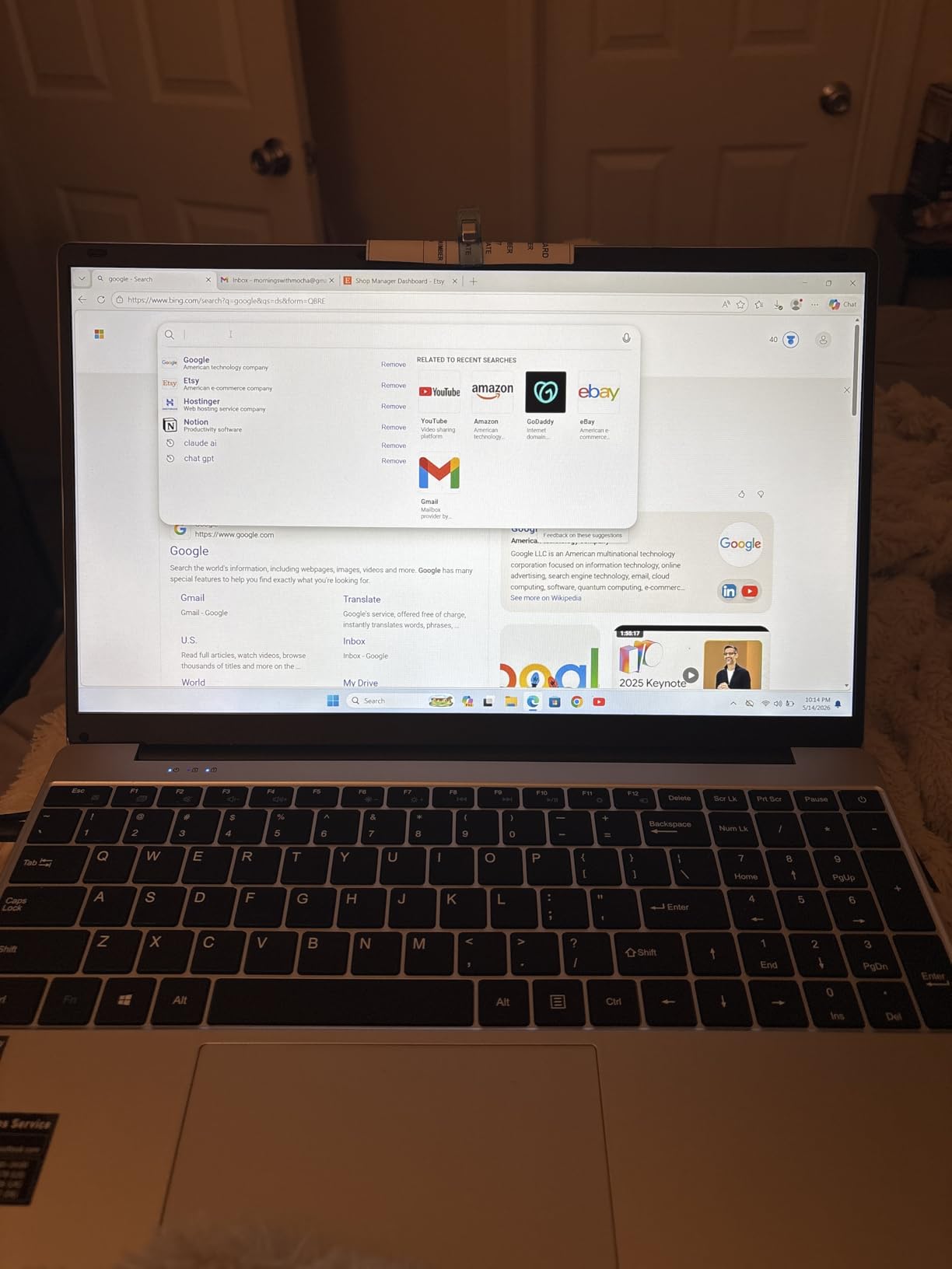 2026 Windows 11 Pro Traditional Laptop Computer, 16GB RAM 256GB SSD for Business Office Student School College, 15.6