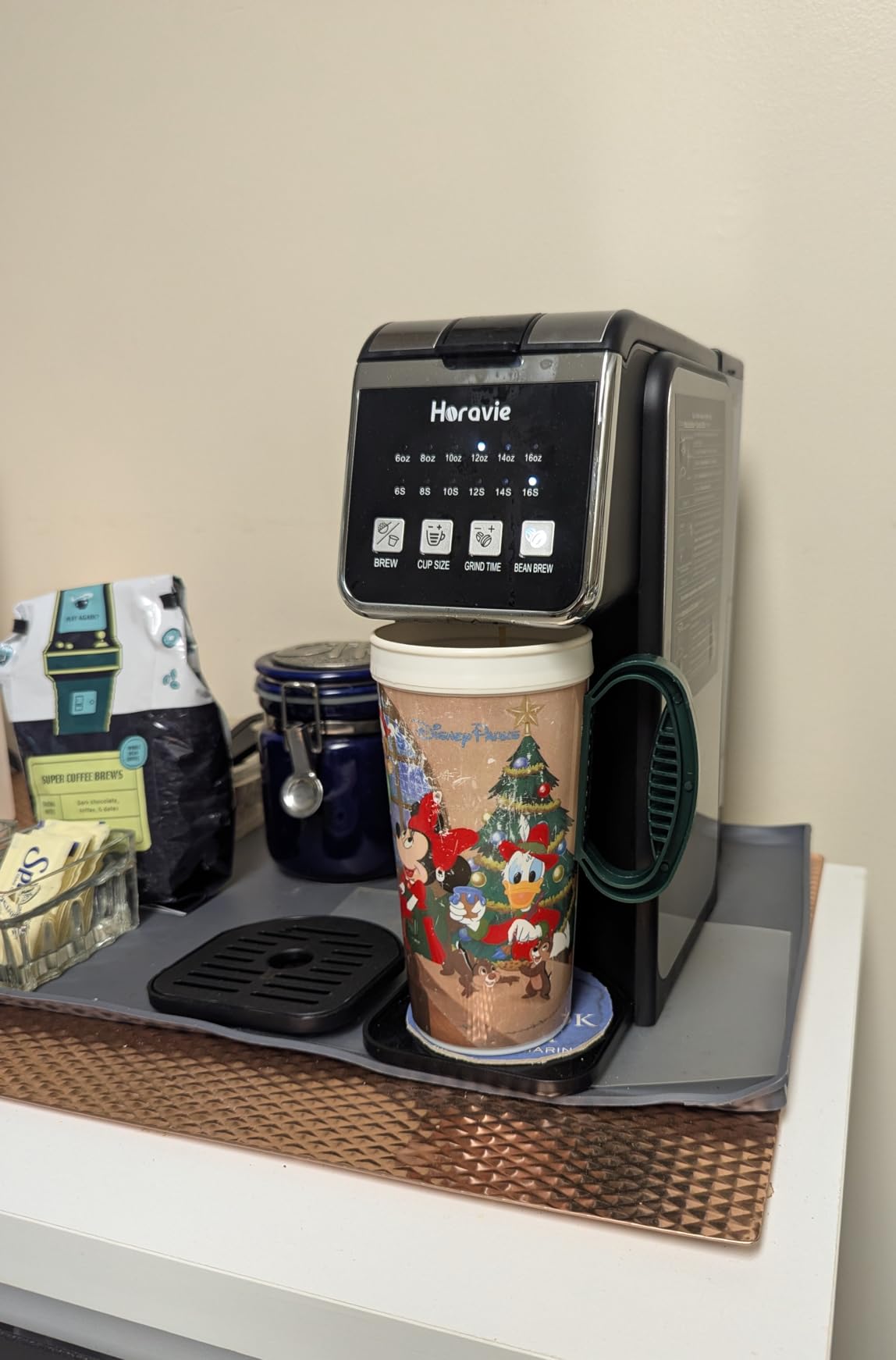 Horavie Single Serve Coffee Maker with Built-in Grinder customer photo 1