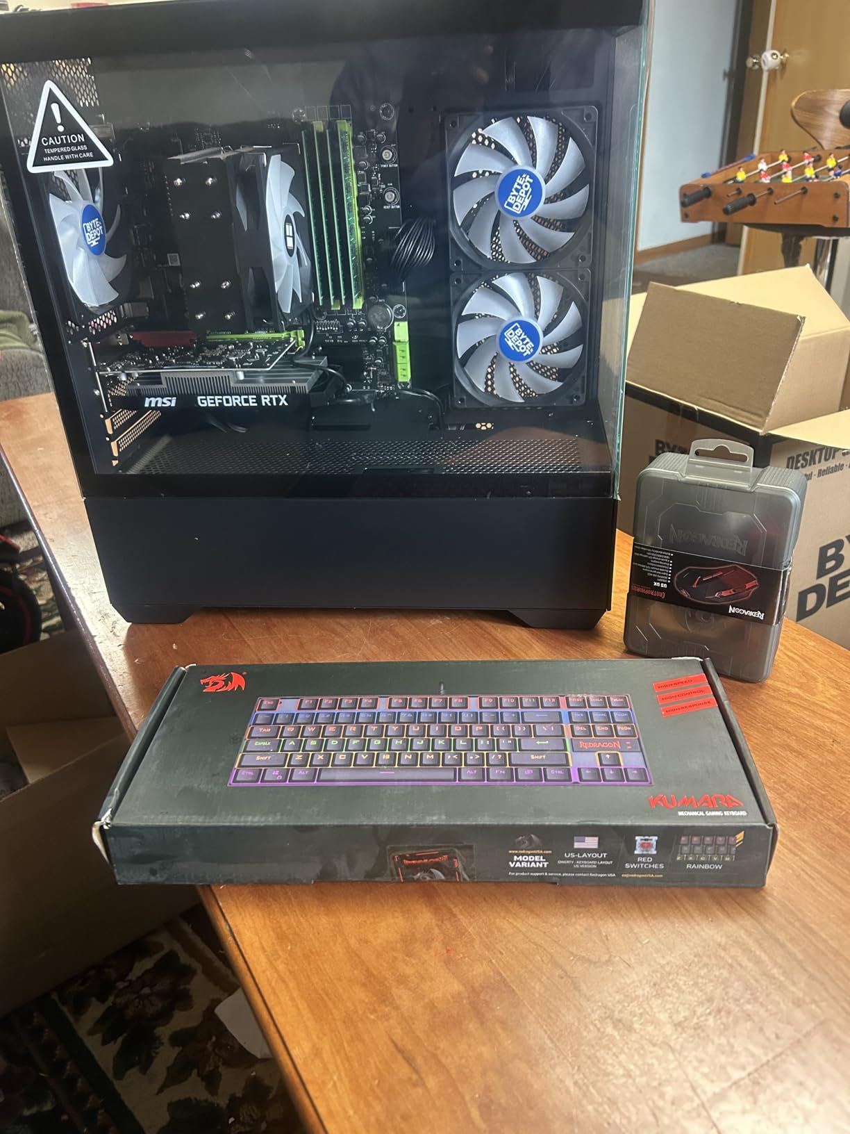 Gamer Xtreme Gaming PC X1, Intel Core i7, 32GB DDR RAM, 1TB NVMe M.2 SSD, GeForce RTX 3050 6GB GDDR6 customer photo 1