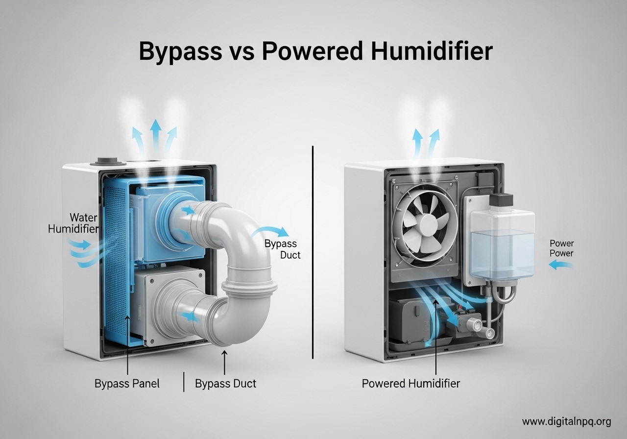 Bypass vs Powered Humidifier